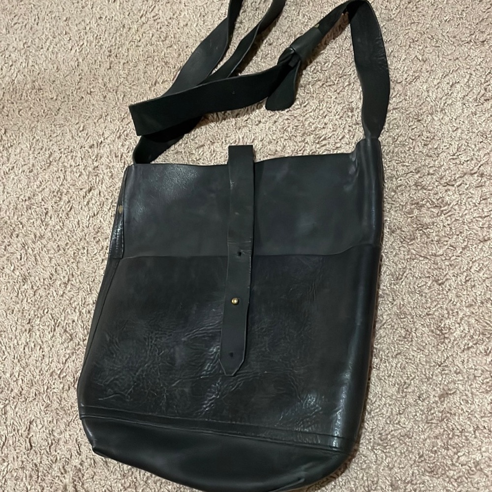 Tribe Alive vegan leather Joanna Gaines black bag. Purchased at Magnolia Farms.